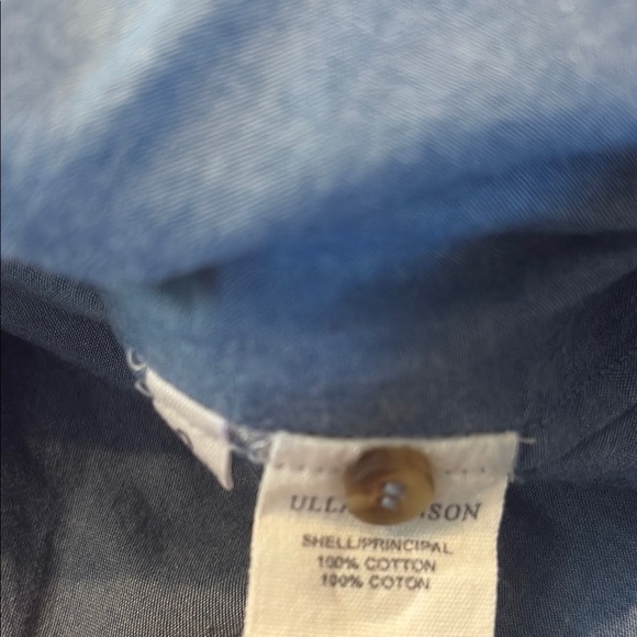 Ulla Johnson Ester Ruffled Cotton-Chambray Blouson
Sleeve Blouse Blue size 0 - Picture 5 of 9